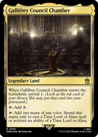 Gallifrey Council Chamber (Surge Foil) [Doctor Who] - The Mythic Store | 24h Order Processing