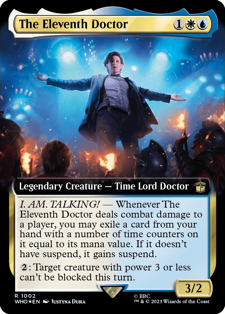 The Eleventh Doctor (Extended Art) (Surge Foil) [Doctor Who] - The Mythic Store | 24h Order Processing