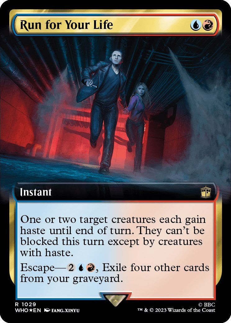 Run for Your Life (Extended Art) (Surge Foil) [Doctor Who] - The Mythic Store | 24h Order Processing