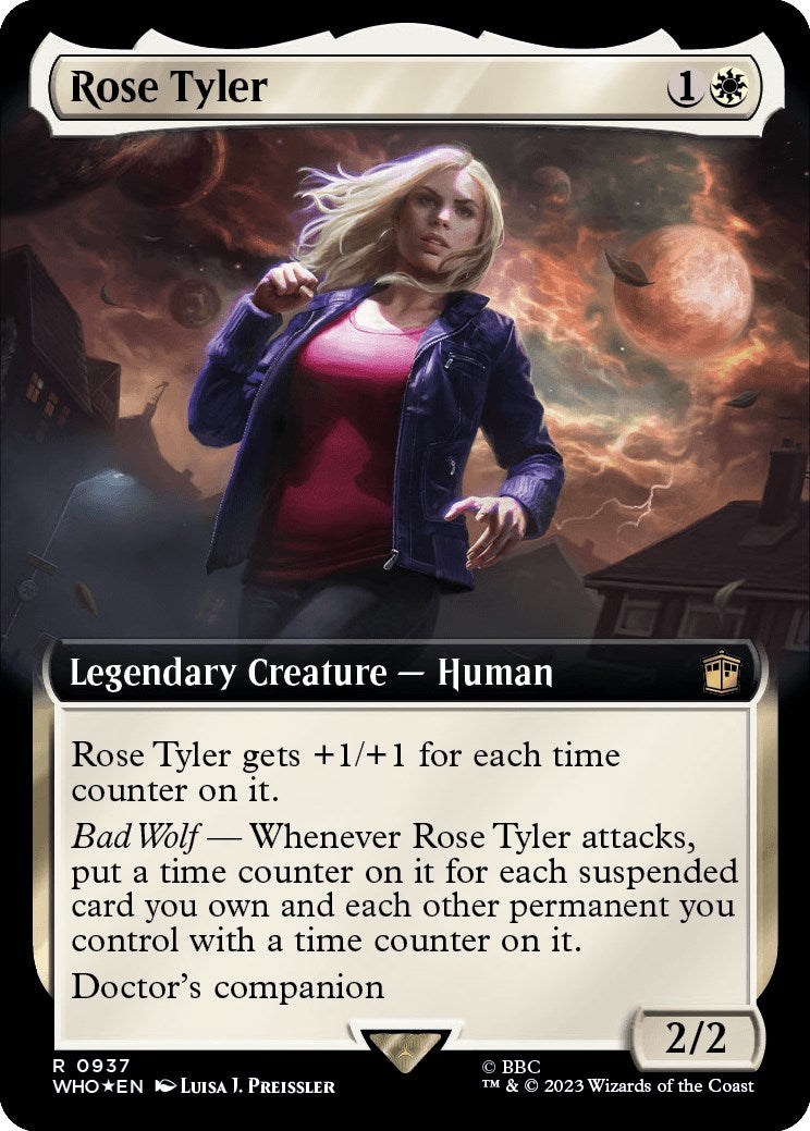 Rose Tyler (Extended Art) (Surge Foil) [Doctor Who] - The Mythic Store | 24h Order Processing