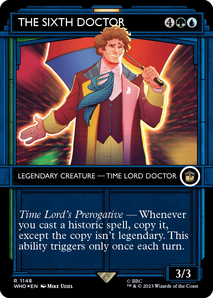 The Sixth Doctor (Showcase) (Surge Foil) [Doctor Who] - The Mythic Store | 24h Order Processing