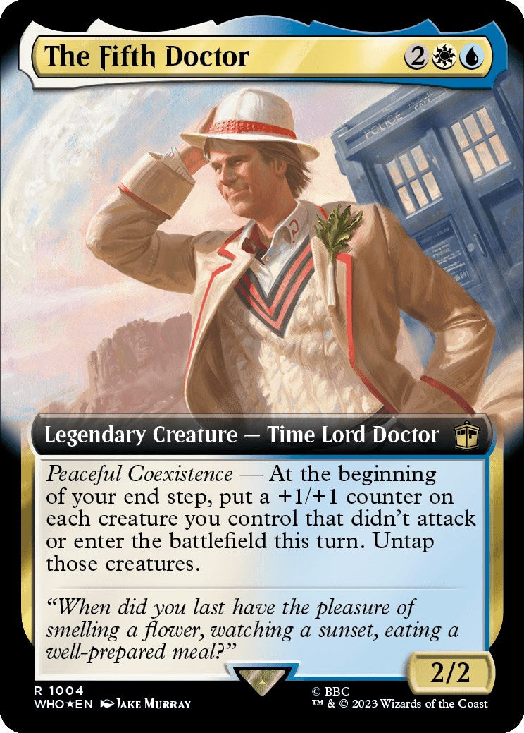 The Fifth Doctor (Extended Art) (Surge Foil) [Doctor Who] - The Mythic Store | 24h Order Processing
