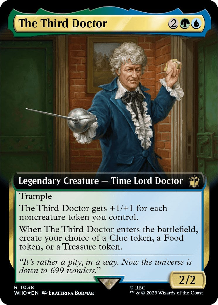 The Third Doctor (Extended Art) (Surge Foil) [Doctor Who] - The Mythic Store | 24h Order Processing