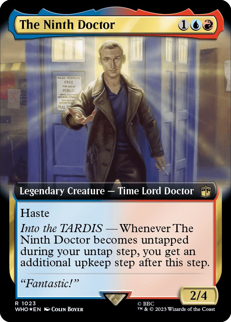 The Ninth Doctor (Extended Art) (Surge Foil) [Doctor Who] - The Mythic Store | 24h Order Processing