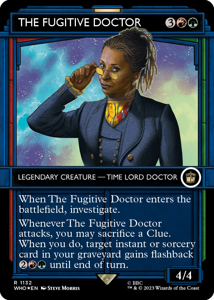 The Fugitive Doctor (Showcase) (Surge Foil) [Doctor Who] - The Mythic Store | 24h Order Processing