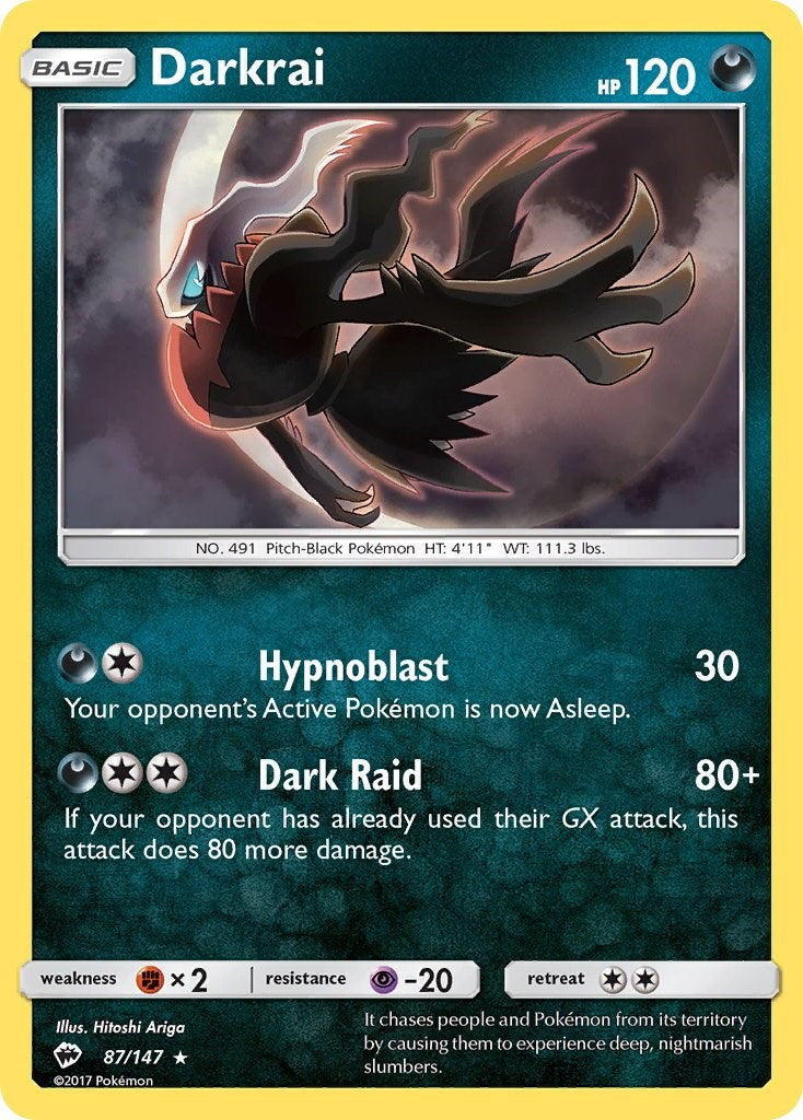 Darkrai (87/147) [Sun & Moon: Burning Shadows] - The Mythic Store | 24h Order Processing