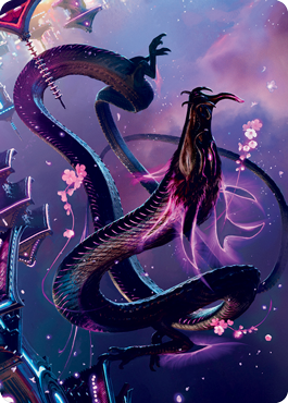Junji, the Midnight Sky 1 Art Card [Kamigawa: Neon Dynasty Art Series] - The Mythic Store | 24h Order Processing