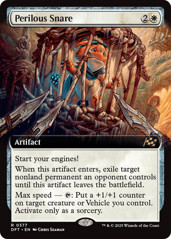 Perilous Snare (Extended Art) [Aetherdrift] - The Mythic Store | 24h Order Processing