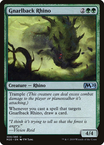 Gnarlback Rhino [Core Set 2020] - The Mythic Store | 24h Order Processing