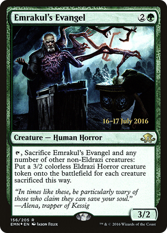 Emrakul's Evangel [Eldritch Moon Prerelease Promos] - The Mythic Store | 24h Order Processing
