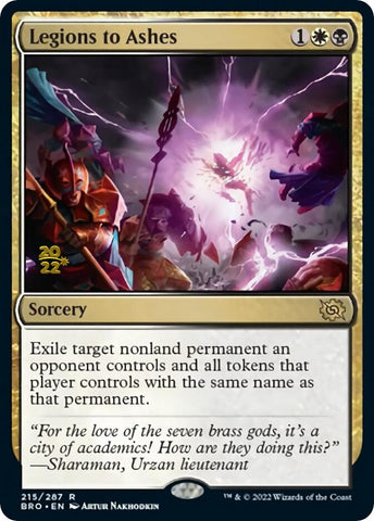 Legions to Ashes [The Brothers' War Prerelease Promos] - The Mythic Store | 24h Order Processing