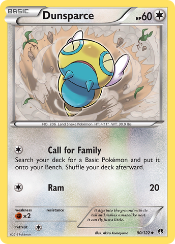 Dunsparce (90/122) [XY: BREAKpoint] - The Mythic Store | 24h Order Processing