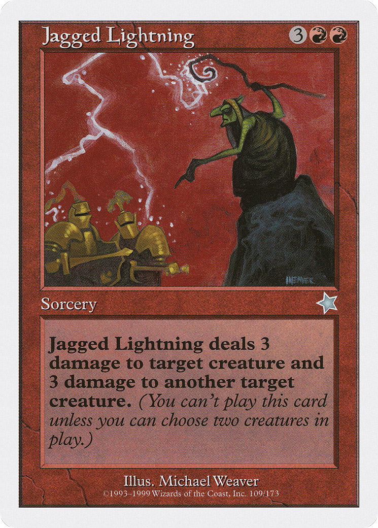 Jagged Lightning [Starter 1999] - The Mythic Store | 24h Order Processing