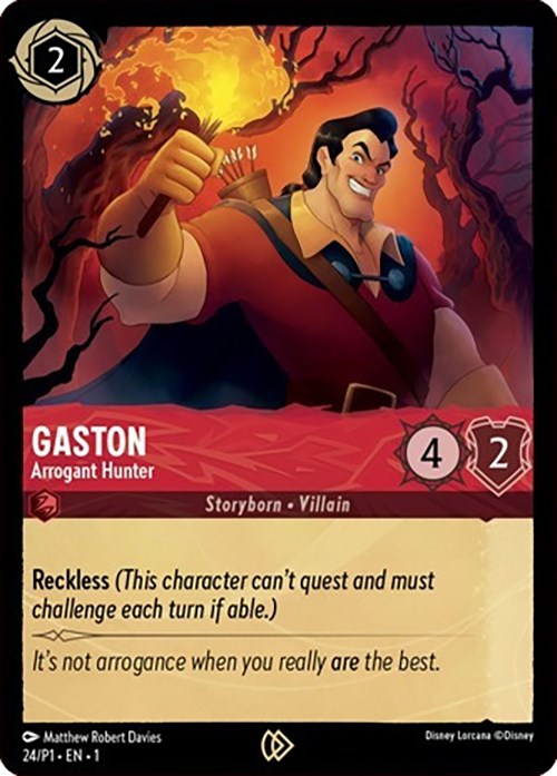 Gaston - Arrogant Hunter (24) [Promo Cards] - The Mythic Store | 24h Order Processing