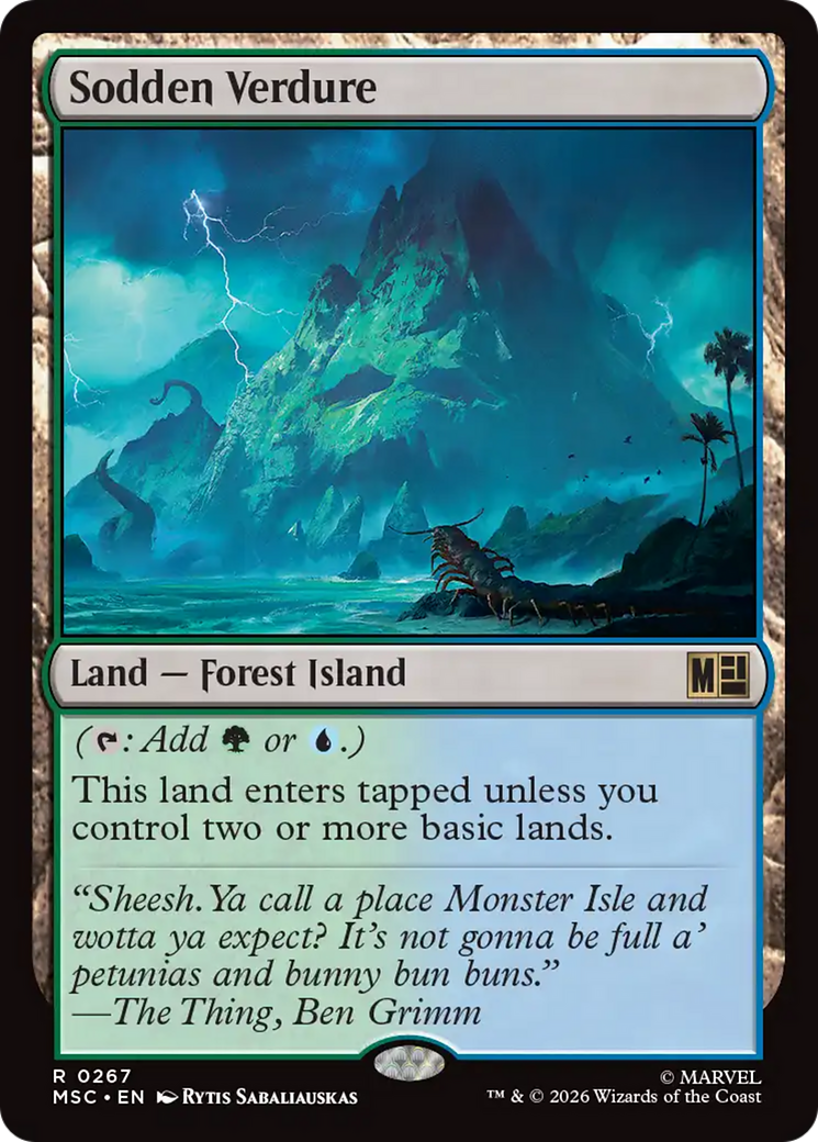 Sodden Verdure (Surge Foil) [Marvel Super Heroes Commander] - The Mythic Store | 24h Order Processing