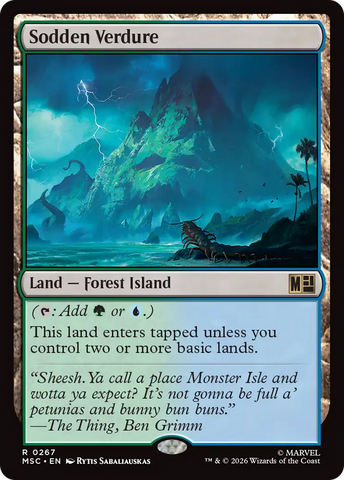 Sodden Verdure (Surge Foil) [Marvel Super Heroes Commander] - The Mythic Store | 24h Order Processing