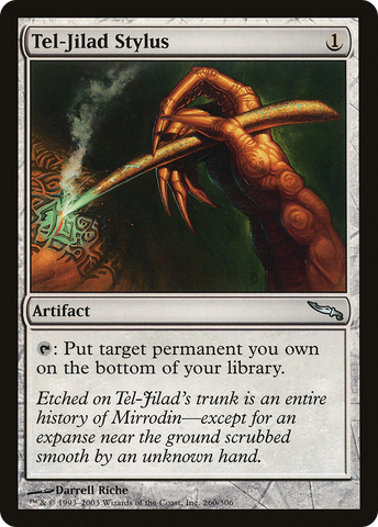 Tel-Jilad Stylus [Mirrodin] - The Mythic Store | 24h Order Processing