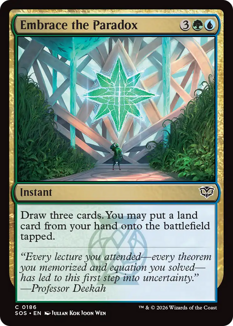Embrace the Paradox [Secrets of Strixhaven] - The Mythic Store | 24h Order Processing