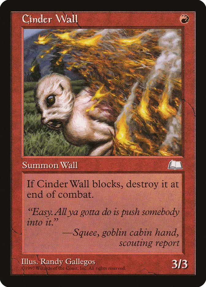Cinder Wall [Weatherlight] - The Mythic Store | 24h Order Processing