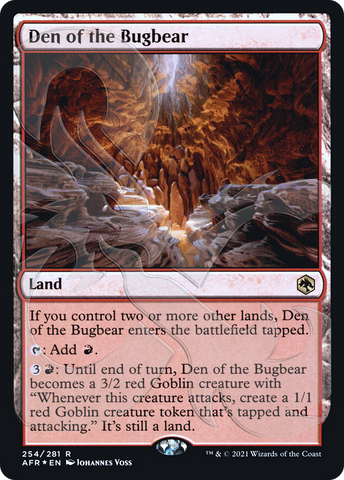 Den of the Bugbear (Ampersand Promo) [Dungeons & Dragons: Adventures in the Forgotten Realms Promos] - The Mythic Store | 24h Order Processing