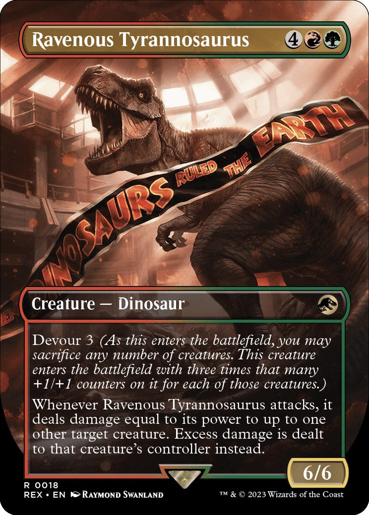 Ravenous Tyrannosaurus (Borderless) [Jurassic World Collection] - The Mythic Store | 24h Order Processing