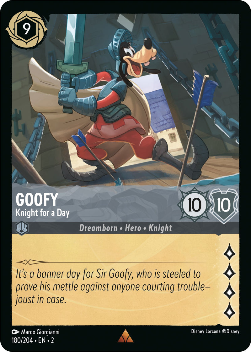 Goofy - Knight for a Day (180/204) [Rise of the Floodborn] - The Mythic Store | 24h Order Processing