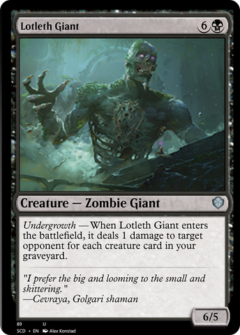 Lotleth Giant [Starter Commander Decks] - The Mythic Store | 24h Order Processing