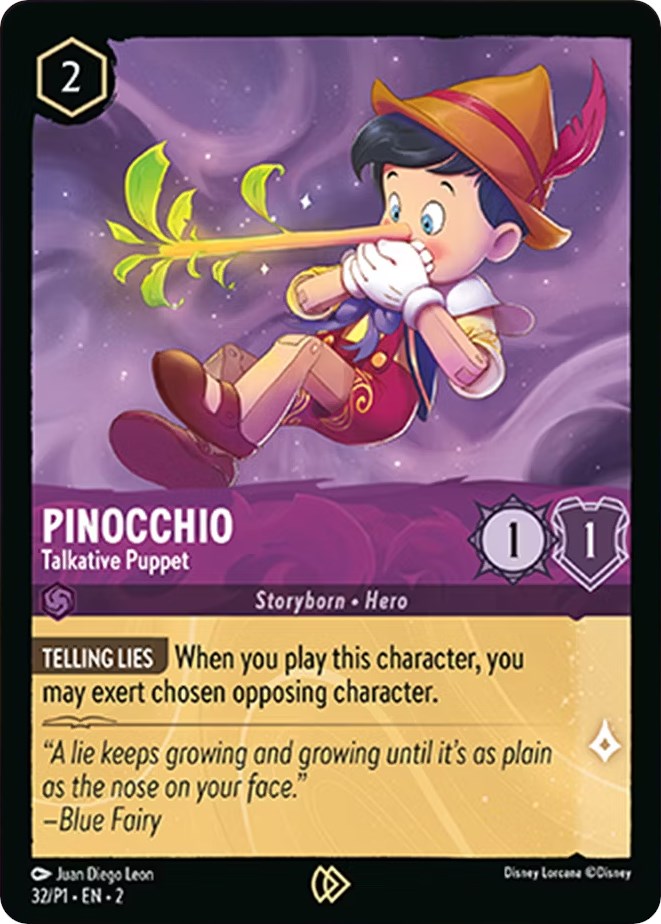 Pinocchio - Talkative Puppet (32) [Promo Cards] - The Mythic Store | 24h Order Processing