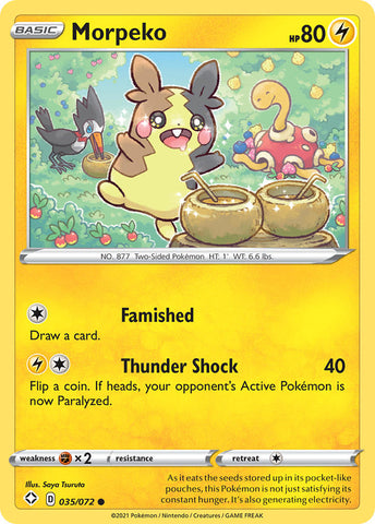 Morpeko (035/072) [Sword & Shield: Shining Fates] - The Mythic Store | 24h Order Processing