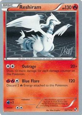 Reshiram (26/114) (Reshiphlosion - Christopher Kan) [World Championships 2011] - The Mythic Store | 24h Order Processing