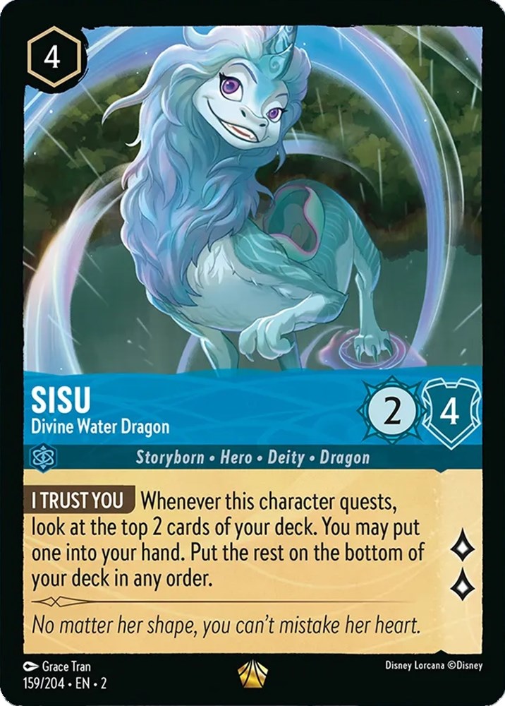 Sisu - Divine Water Dragon (159/204) [Rise of the Floodborn] - The Mythic Store | 24h Order Processing