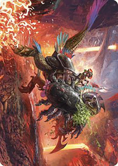 Triumphant Chomp Art Card [The Lost Caverns of Ixalan Art Series] - The Mythic Store | 24h Order Processing