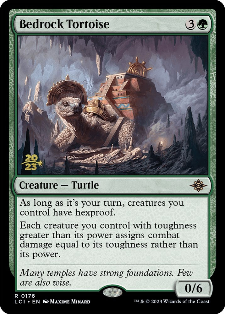 Bedrock Tortoise [The Lost Caverns of Ixalan Prerelease Cards] - The Mythic Store | 24h Order Processing