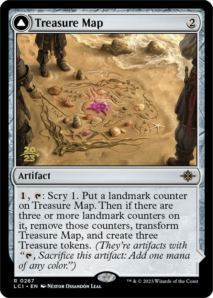 Treasure Map // Treasure Cove [The Lost Caverns of Ixalan Prerelease Cards] - The Mythic Store | 24h Order Processing