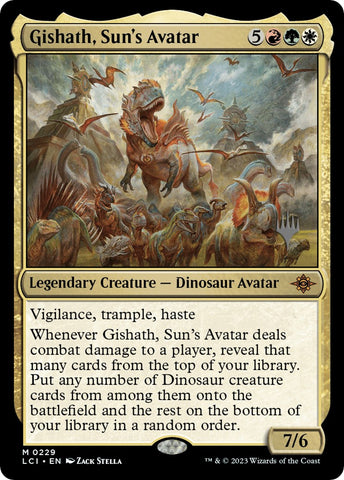 Gishath, Sun's Avatar (Promo Pack) [The Lost Caverns of Ixalan Promos] - The Mythic Store | 24h Order Processing