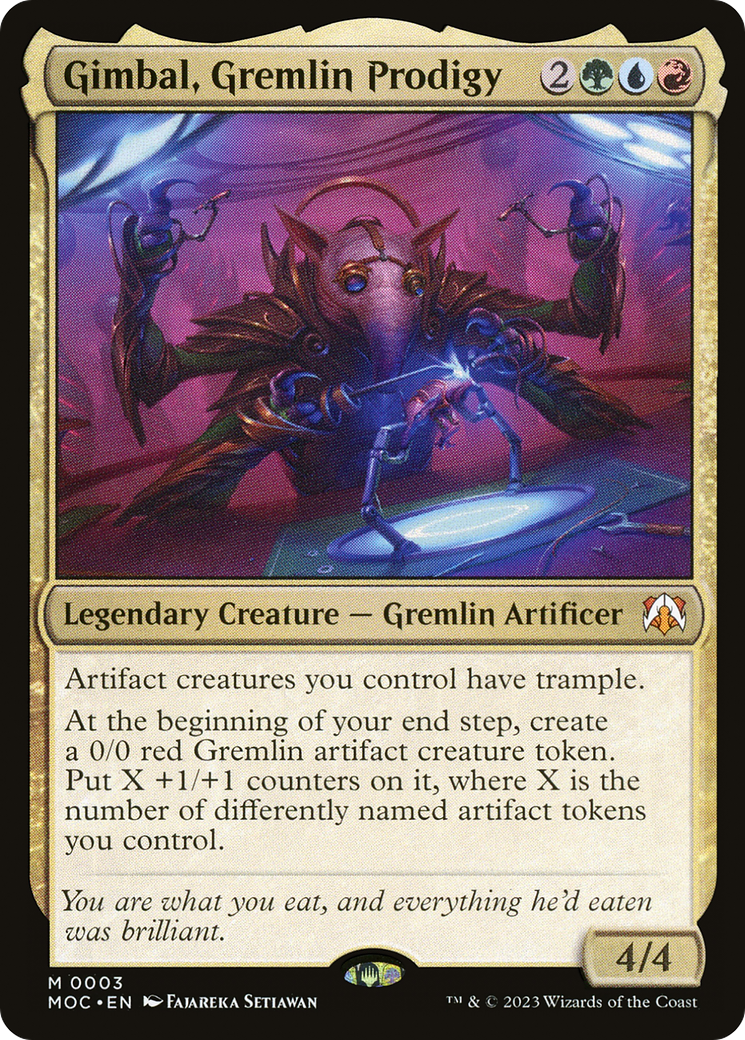 Gimbal, Gremlin Prodigy [March of the Machine Commander] - The Mythic Store | 24h Order Processing