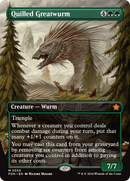 Quilled Greatwurm (Borderless) [Foundations] - The Mythic Store | 24h Order Processing
