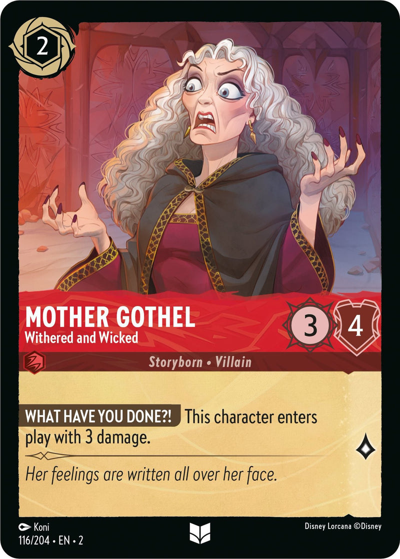 Mother Gothel - Withered and Wicked (116/204) [Rise of the Floodborn] - The Mythic Store | 24h Order Processing