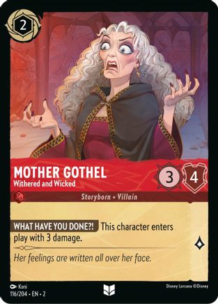 Mother Gothel - Withered and Wicked (116/204) [Rise of the Floodborn] - The Mythic Store | 24h Order Processing