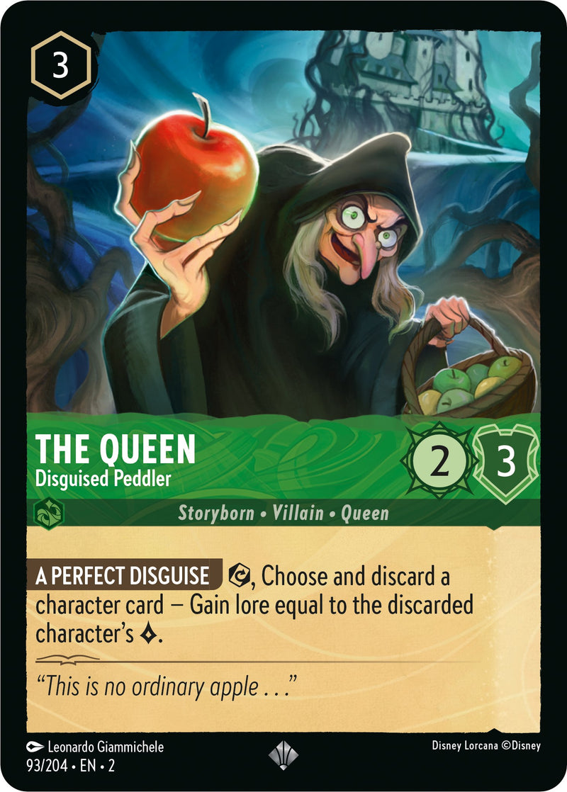 The Queen - Disguised Peddler (93/204) [Rise of the Floodborn] - The Mythic Store | 24h Order Processing