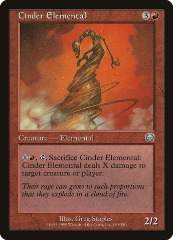 Cinder Elemental [Mercadian Masques] - The Mythic Store | 24h Order Processing
