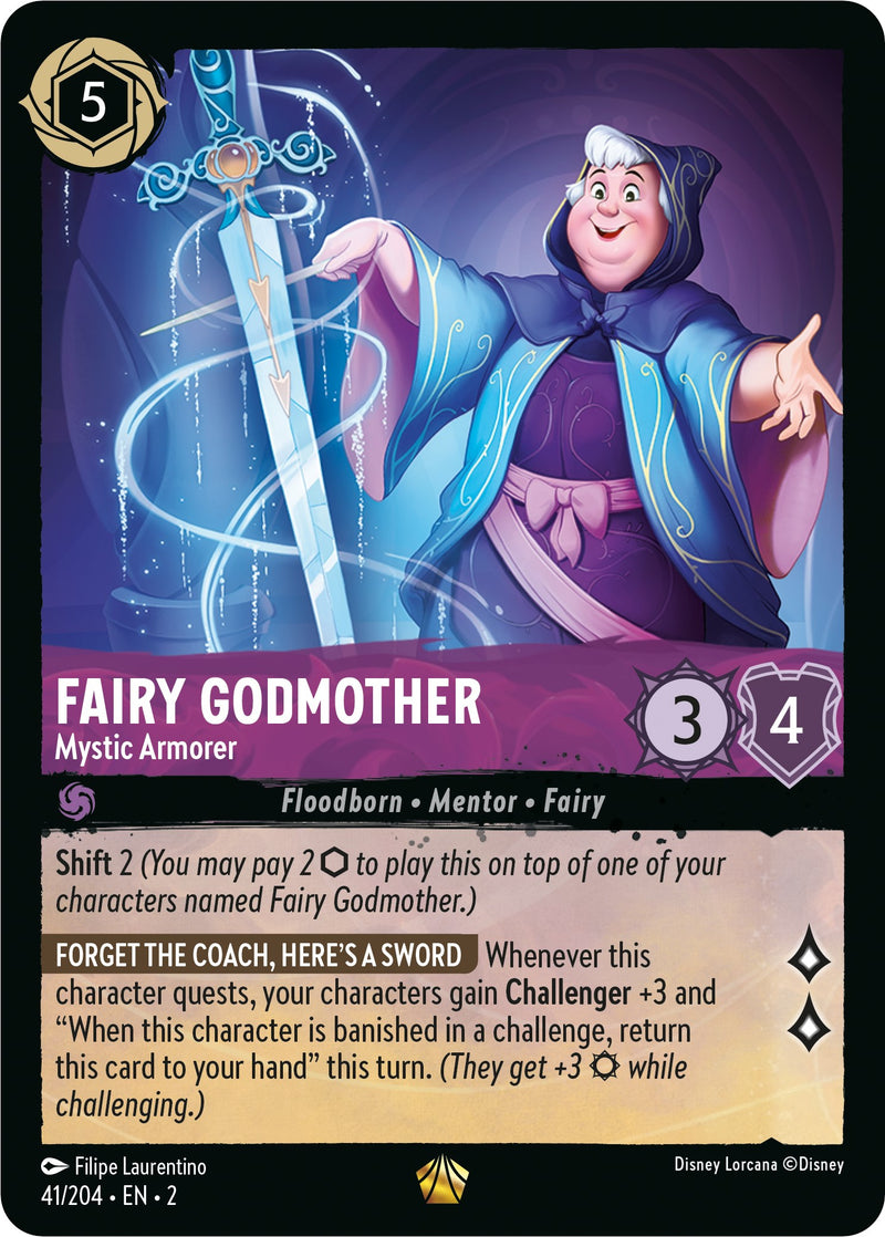 Fairy Godmother - Mystic Armorer (41/204) [Rise of the Floodborn] - The Mythic Store | 24h Order Processing