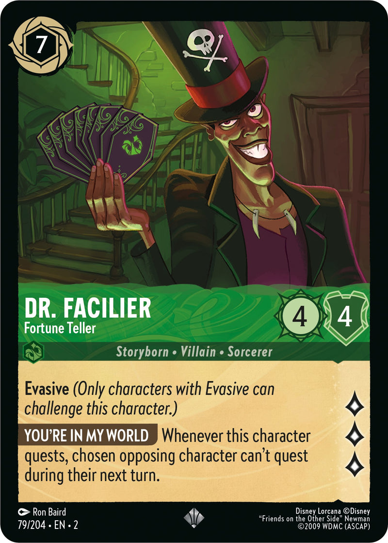 Dr. Facilier - Fortune Teller (79/204) [Rise of the Floodborn] - The Mythic Store | 24h Order Processing