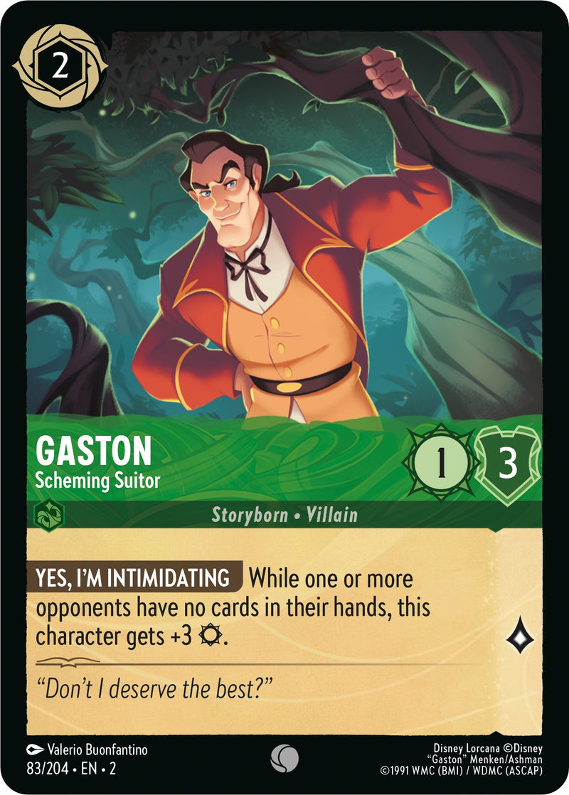 Gaston - Scheming Suitor (83/204) [Rise of the Floodborn] - The Mythic Store | 24h Order Processing