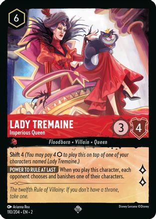 Lady Tremaine - Imperious Queen (110/204) [Rise of the Floodborn] - The Mythic Store | 24h Order Processing