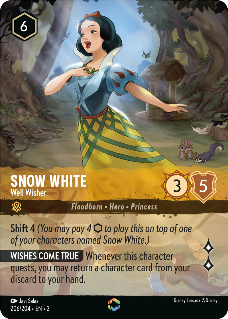 Snow White - Well Wisher (Enchanted) (206/204) [Rise of the Floodborn] - The Mythic Store | 24h Order Processing