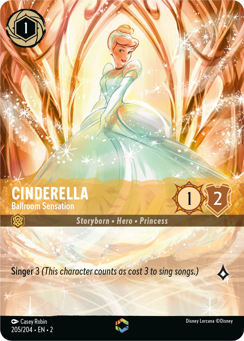 Cinderella - Ballroom Sensation (Enchanted) (205/204) [Rise of the Floodborn] - The Mythic Store | 24h Order Processing