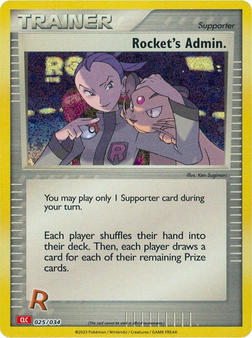 Rocket's Admin. (CLC) [Trading Card Game Classic] - The Mythic Store | 24h Order Processing