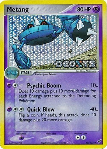 Metang (40/107) (Stamped) [EX: Deoxys] - The Mythic Store | 24h Order Processing