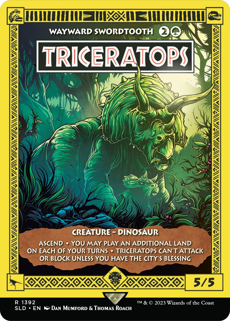 Triceratops - Wayward Swordtooth [Secret Lair Drop Series] - The Mythic Store | 24h Order Processing